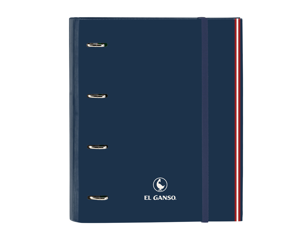 CARPETA CON RECAMBIO SAFTA DIN A4 TAPA FORRADA 100 H 60 GR CUADRO 5 MM CON GOMA Y 5 SEPARADORES EL GANSO CLASSIC