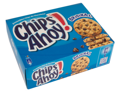 GALLETA CHIPS AHOY PAQUETE DE 128 GR CAJA DE 2 UNIDADES