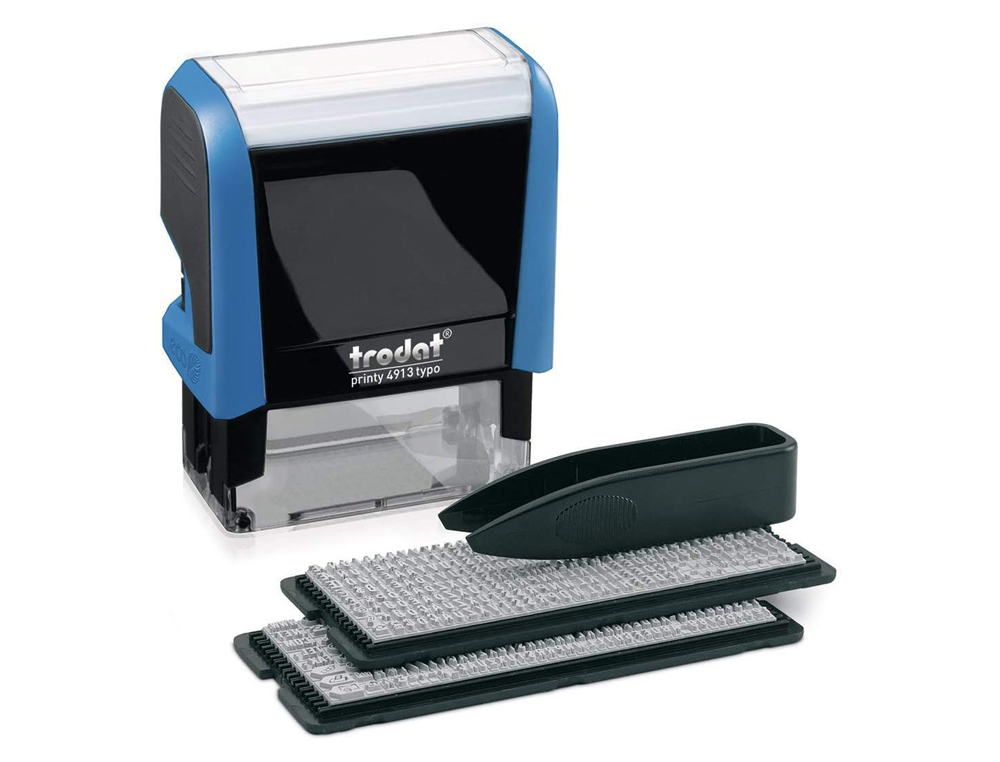 SELLO AUTOMATICO TRODAT IMPRENTILLA 5 LINEAS TIPO 3MM /4 MM 58X22 CM